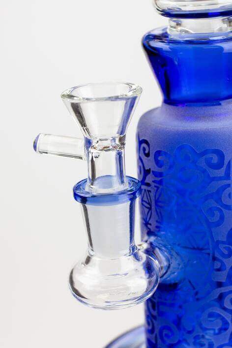 
                  
                    Load image into Gallery viewer, Bong Blue graphic bubbler 10&amp;quot; 2-in-1
                  
                
