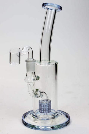 
                  
                    Load image into Gallery viewer, Bong Blue sandblast graphic bubbler 10&amp;quot; 2-in-1
                  
                