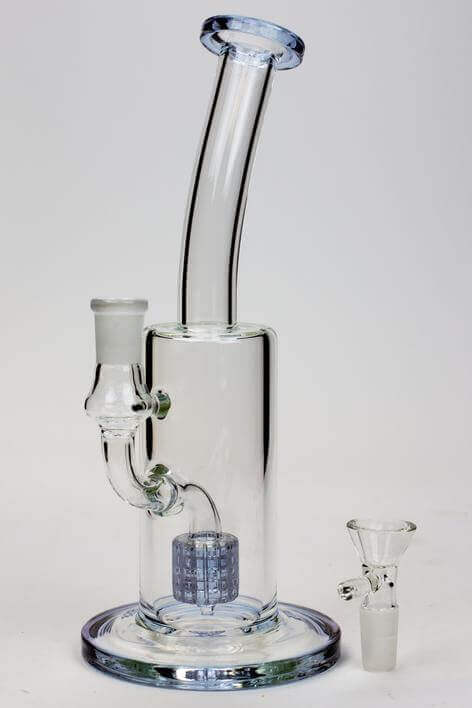 
                  
                    Load image into Gallery viewer, Bong Blue sandblast graphic bubbler 10&amp;quot; 2-in-1
                  
                