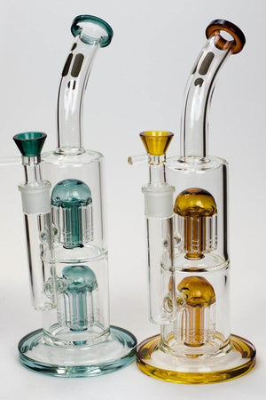 
                  
                    Load image into Gallery viewer, 12&amp;quot; Infyniti dual percolator glass bubbler
                  
                