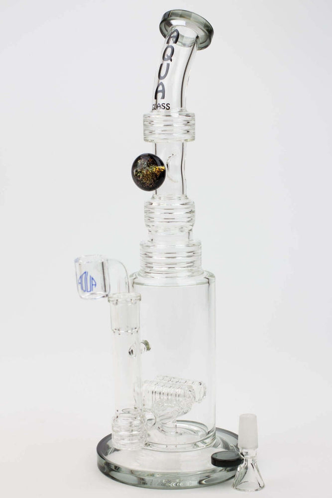 
                  
                    Load image into Gallery viewer, 13&amp;quot; AQUA Glass / 2-in-1 / 7mm Glass Water Bong
                  
                